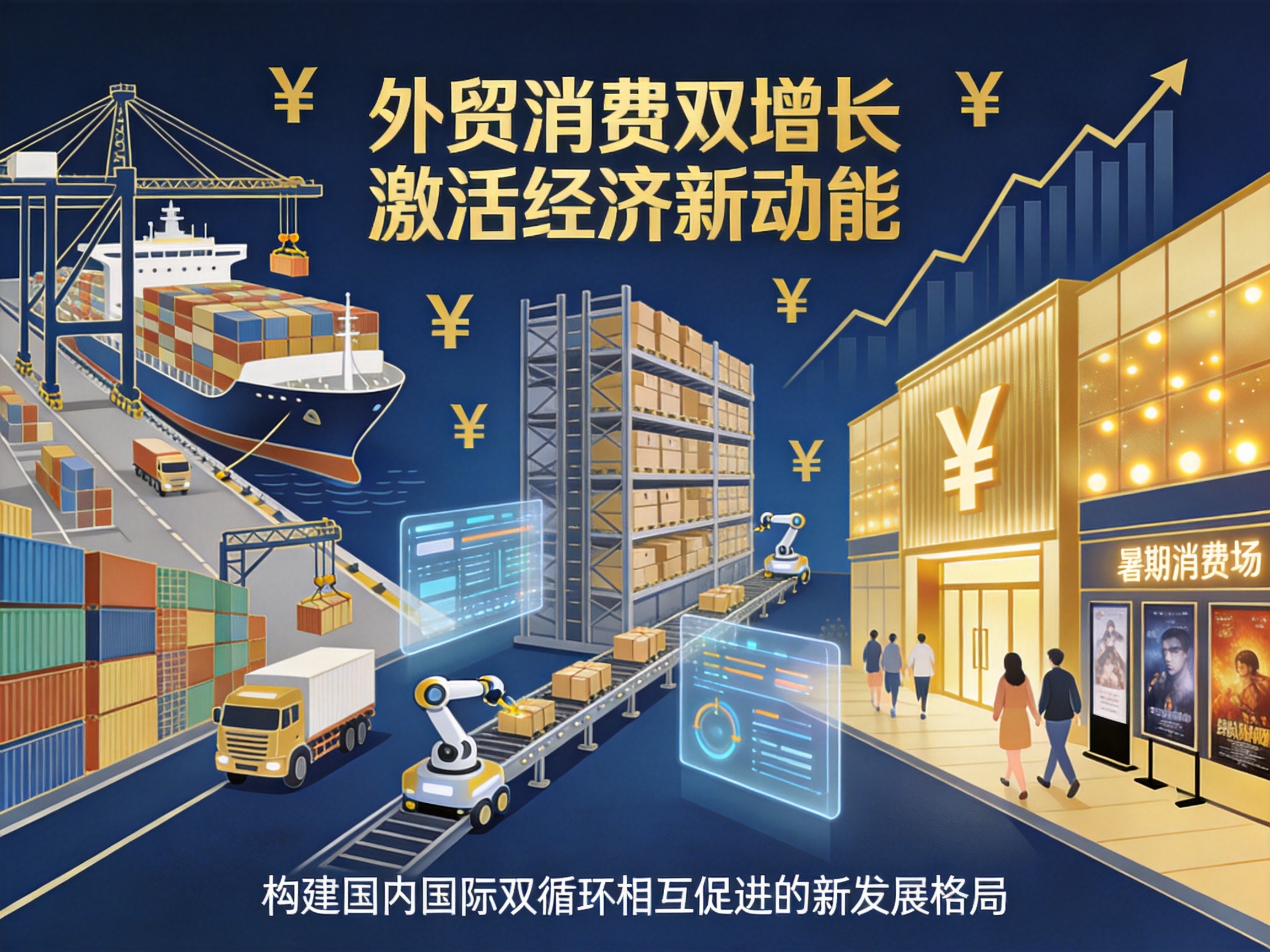 外贸消费双增长经济新格局