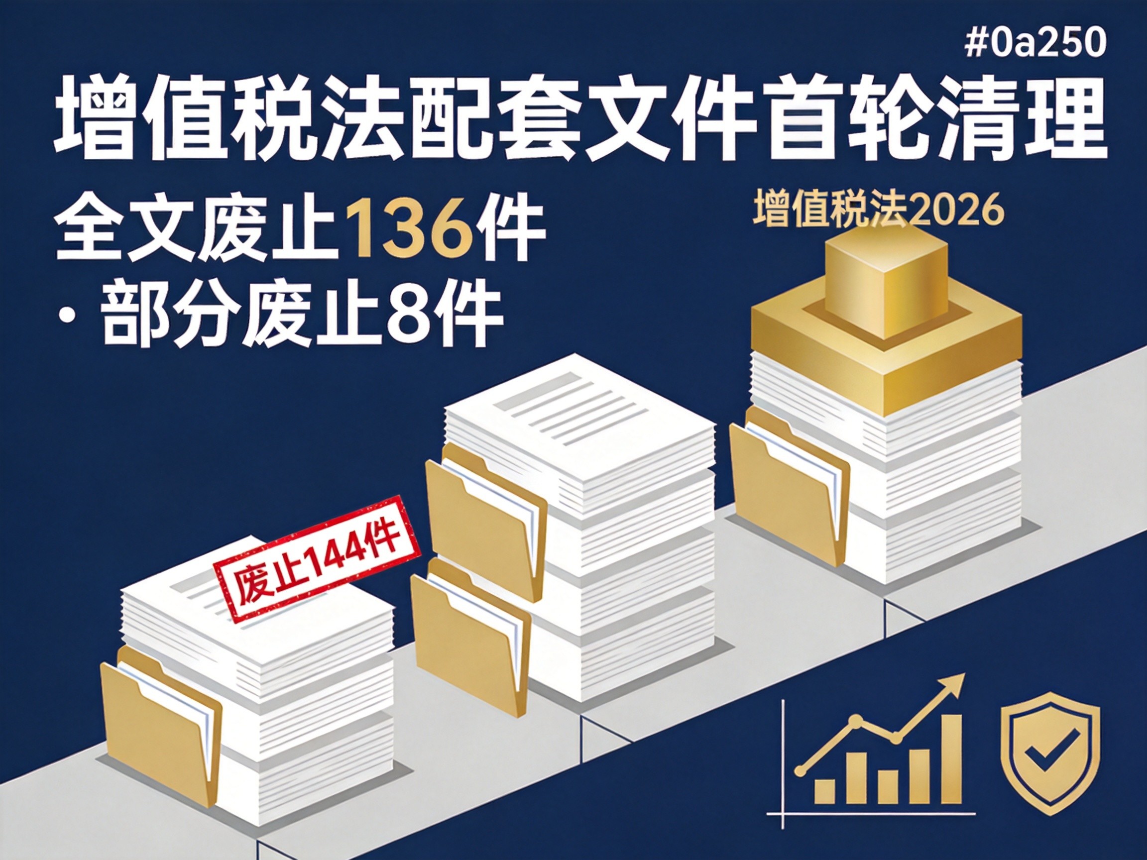 增值税法文件清理与税务规范性文件废止示意图