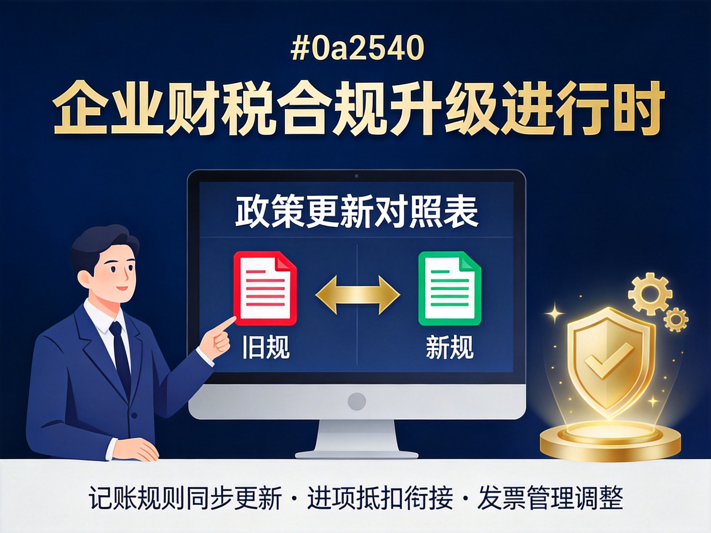 企业财税合规升级与增值税政策更新对照图