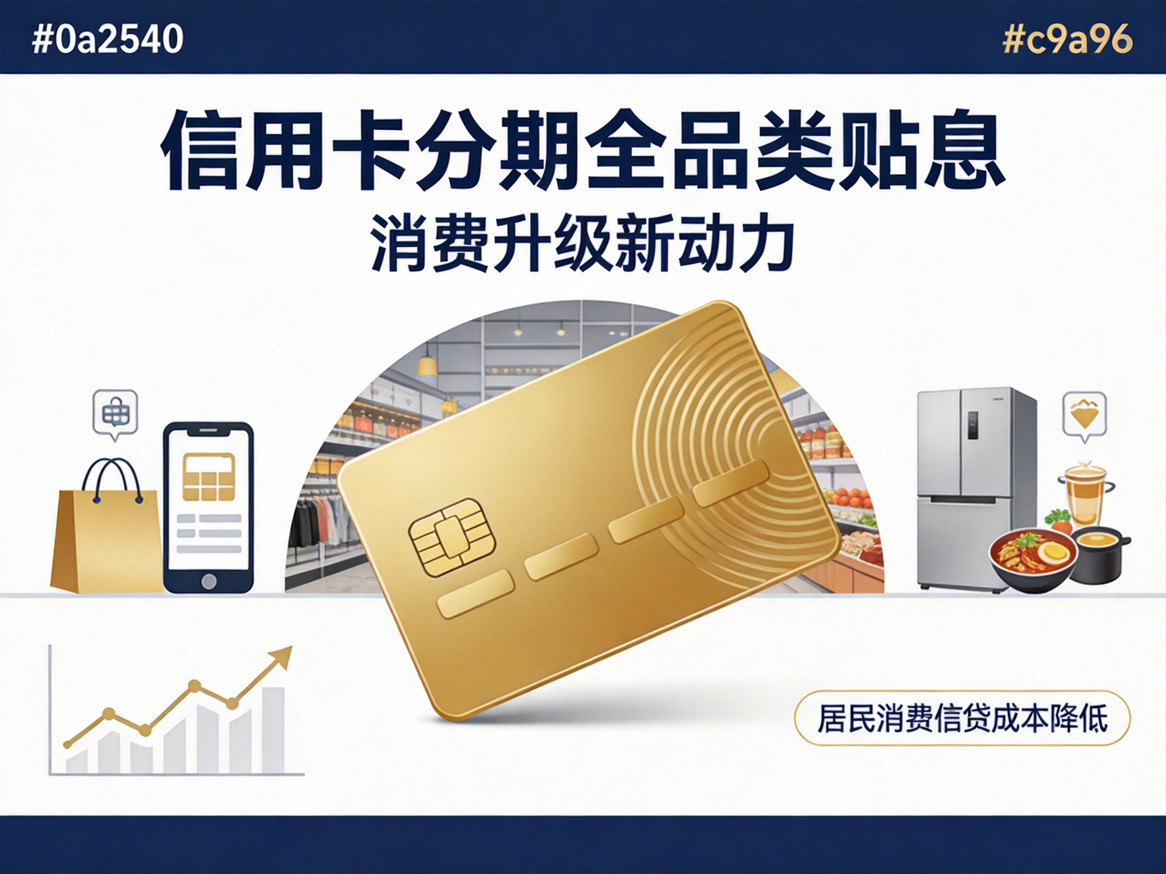 信用卡分期消费享受财政贴息示意图